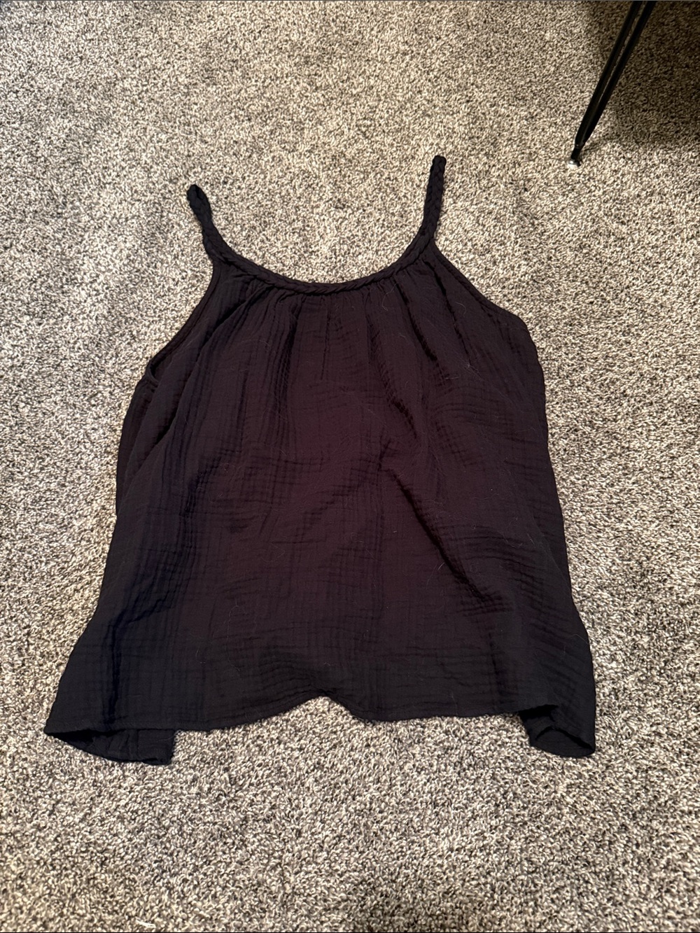 Universal Thread Black Gauze Twisted Spaghetti-Strap Camisole - Picture 1 of 2
